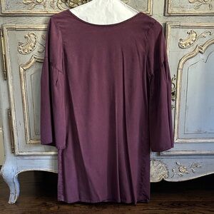 Anthropologie Cloth & Stone Plum Dress